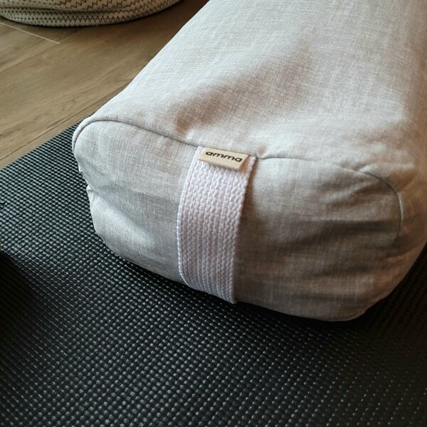Linen Rectangular Bolster Cover Yoga Bolster Cover Cushion Covers